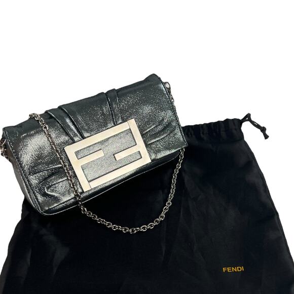 Fendi Mini Mia Metallic Bag - Picture 3 of 8